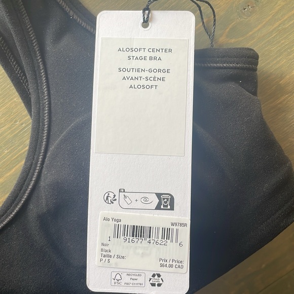 Alosoft Center Stage Bra - Black - Picture 4 of 6